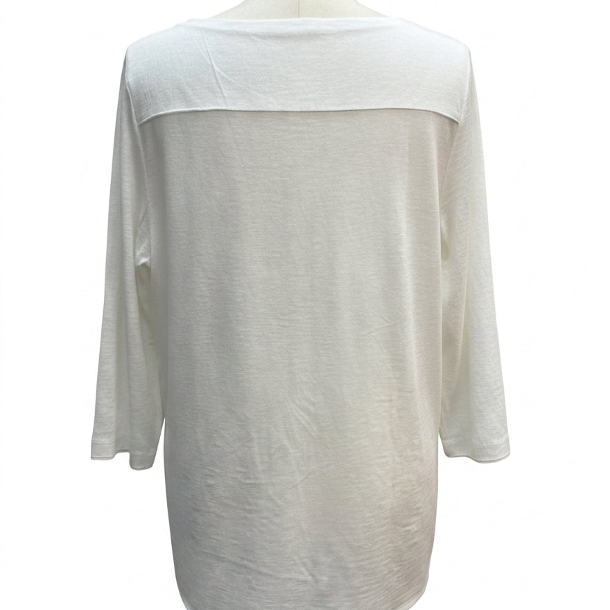 Sundance · BOHO CHIC TOP · Large · Cream