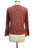 Lucky Brand · LongSleeve Top · Small · BurgFloral Paisley