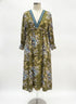 Ro's Garden · Indiana Midi Dress · Small · OliveAqua