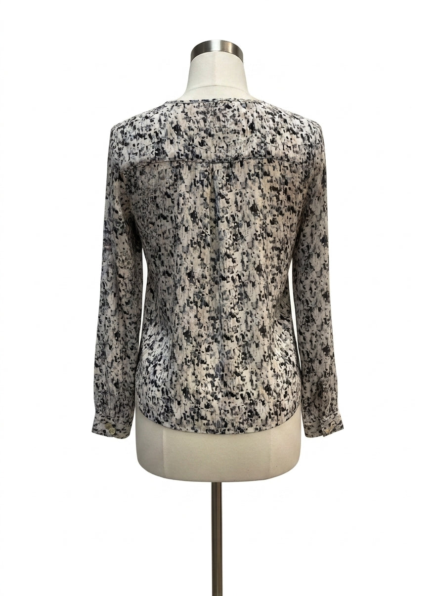 CAbi · Shatter Blouse · Medium · TaupeMulti