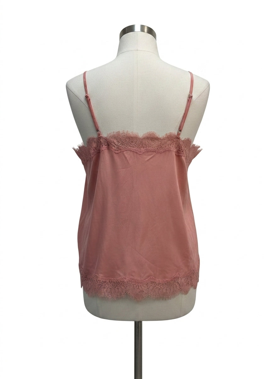 Victoria Secret · Lace Detail Camisole · Large · Dusty Rose
