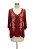 JohnnyWas · RedMulti Embroidered · XLarge · RedMulti