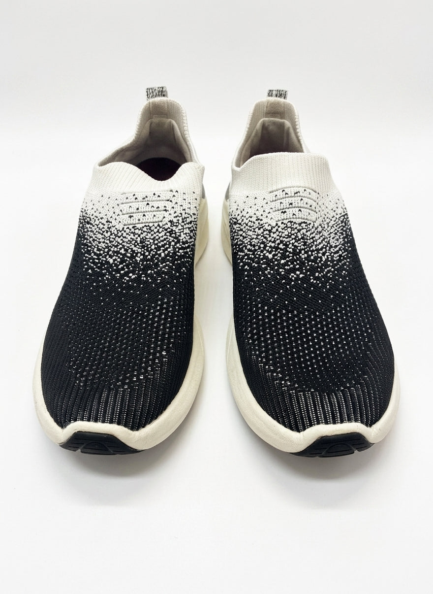 Skechers Mark Nason · A-Linear No lace slip on sneakers · 8.5 · White/Black