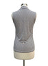 Anne Klein · Sleeveless Top · Medium · Navy/Cream Polka-Dot