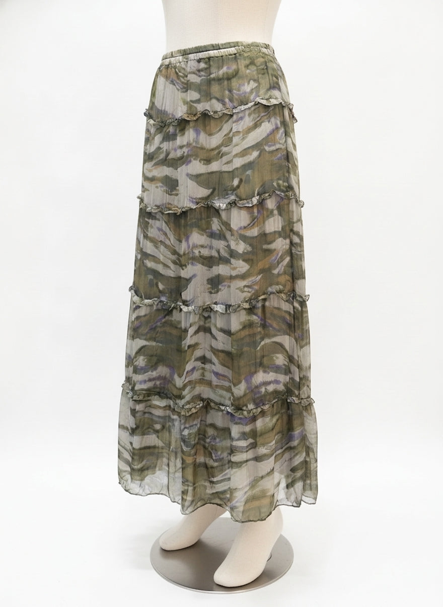Sundance · Maxi skirt · Large · OlivNavy+