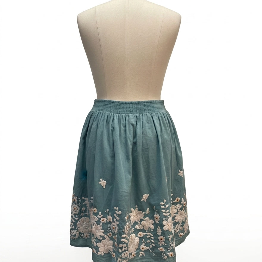 Anthropologie · Blue Velvet · 16 · Sea Turquoise