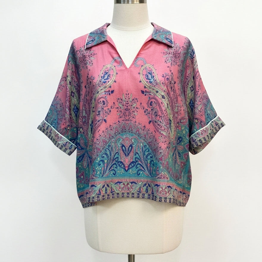 Sundance · PinkTurq Paisley Print · Medium · Pink/Turquoise Paisley