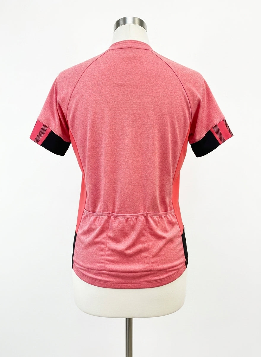 Pearl Izumi · Short Sleeve Cycling Top · XLarge · Coral/Black