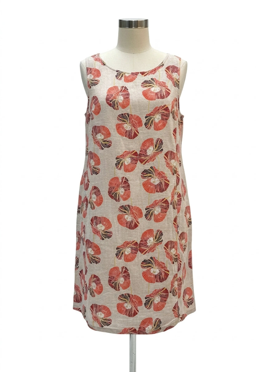 Habitat · Sleeveless Dress · Large · PoppyBeige