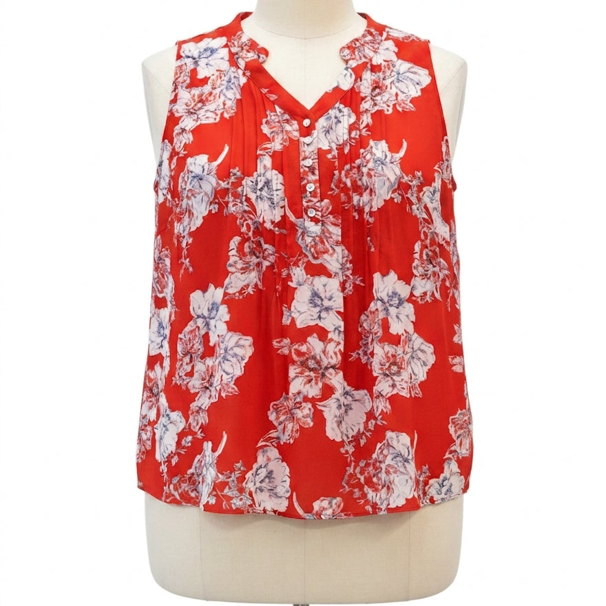 Rose&Olive · Blouse · 1X · Red Floral