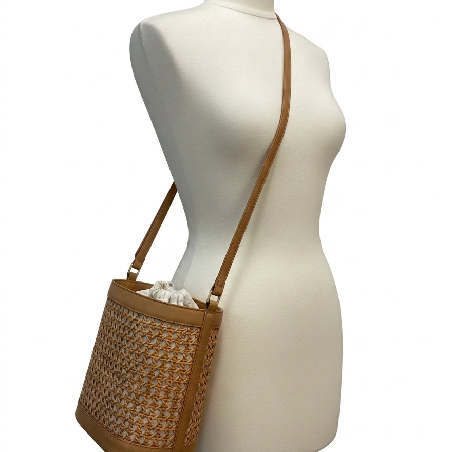 Tommy Bahama · Handbag · Basket · Tan Wicker