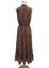 MSK · Sleeveless Dress · Medium · Navy Orange
