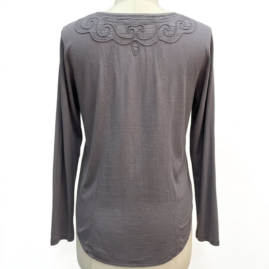 Gretty Zueger · Boho Chic Top · XLarge · Mocha