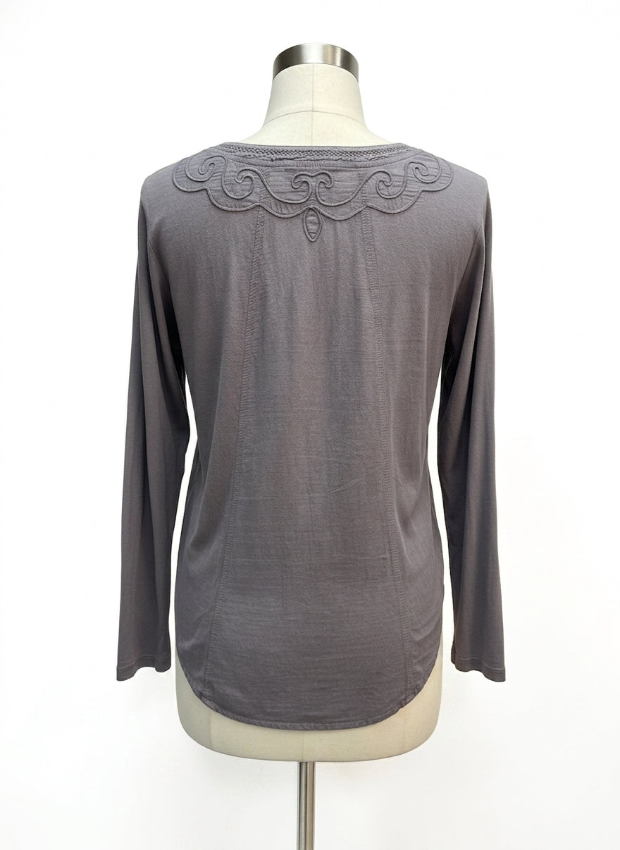 Gretty Zueger · Boho Chic Top · XLarge · Mocha