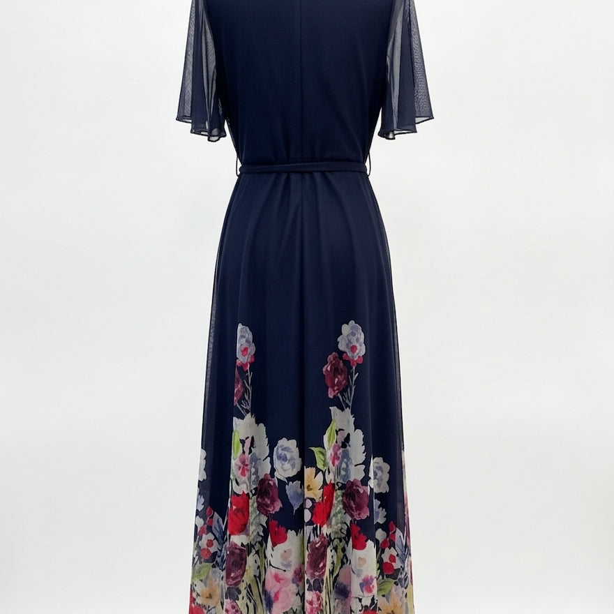 Yumi · Maxi Dress · Large · Navy