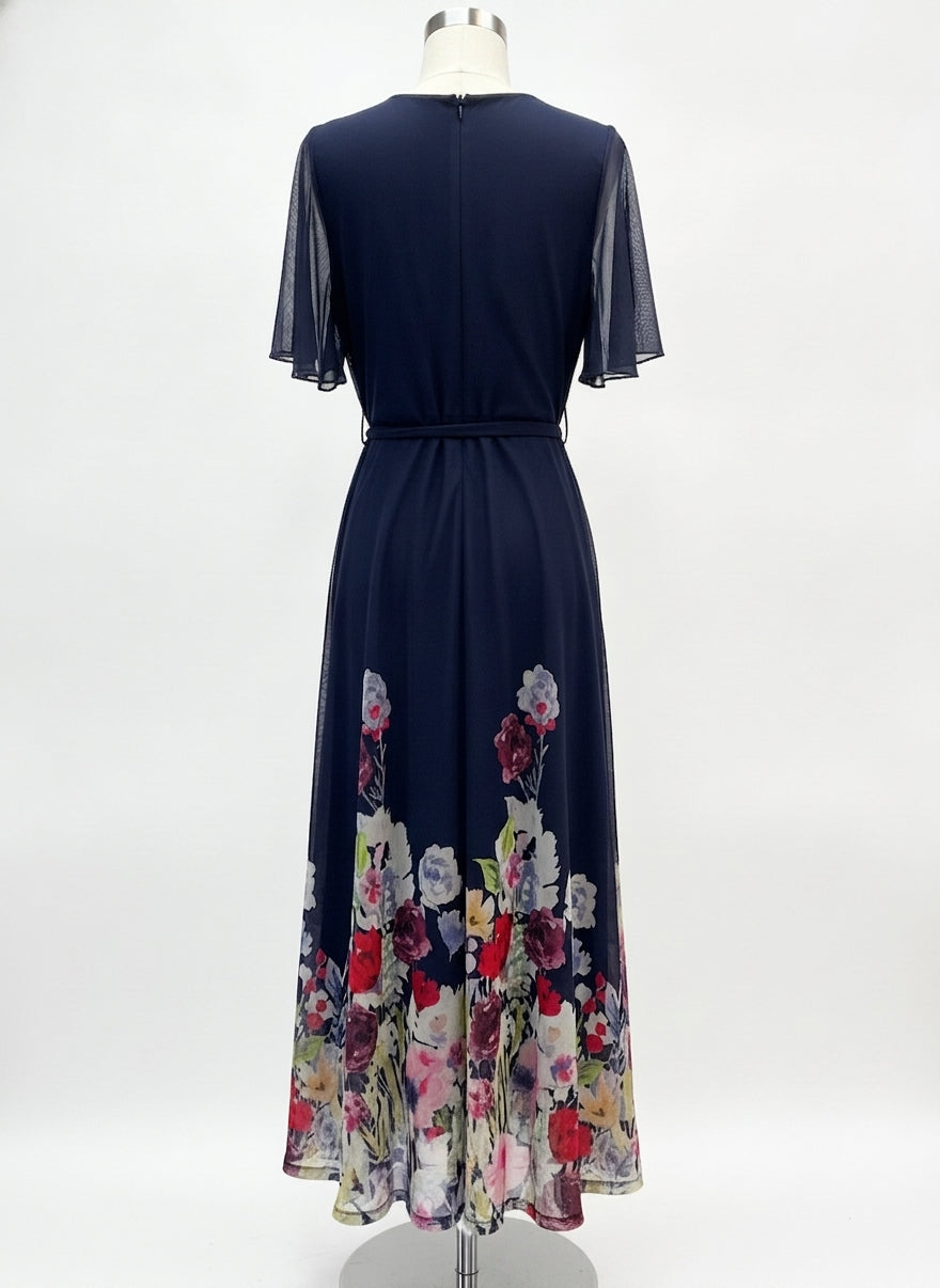 Yumi · Maxi Dress · Large · Navy