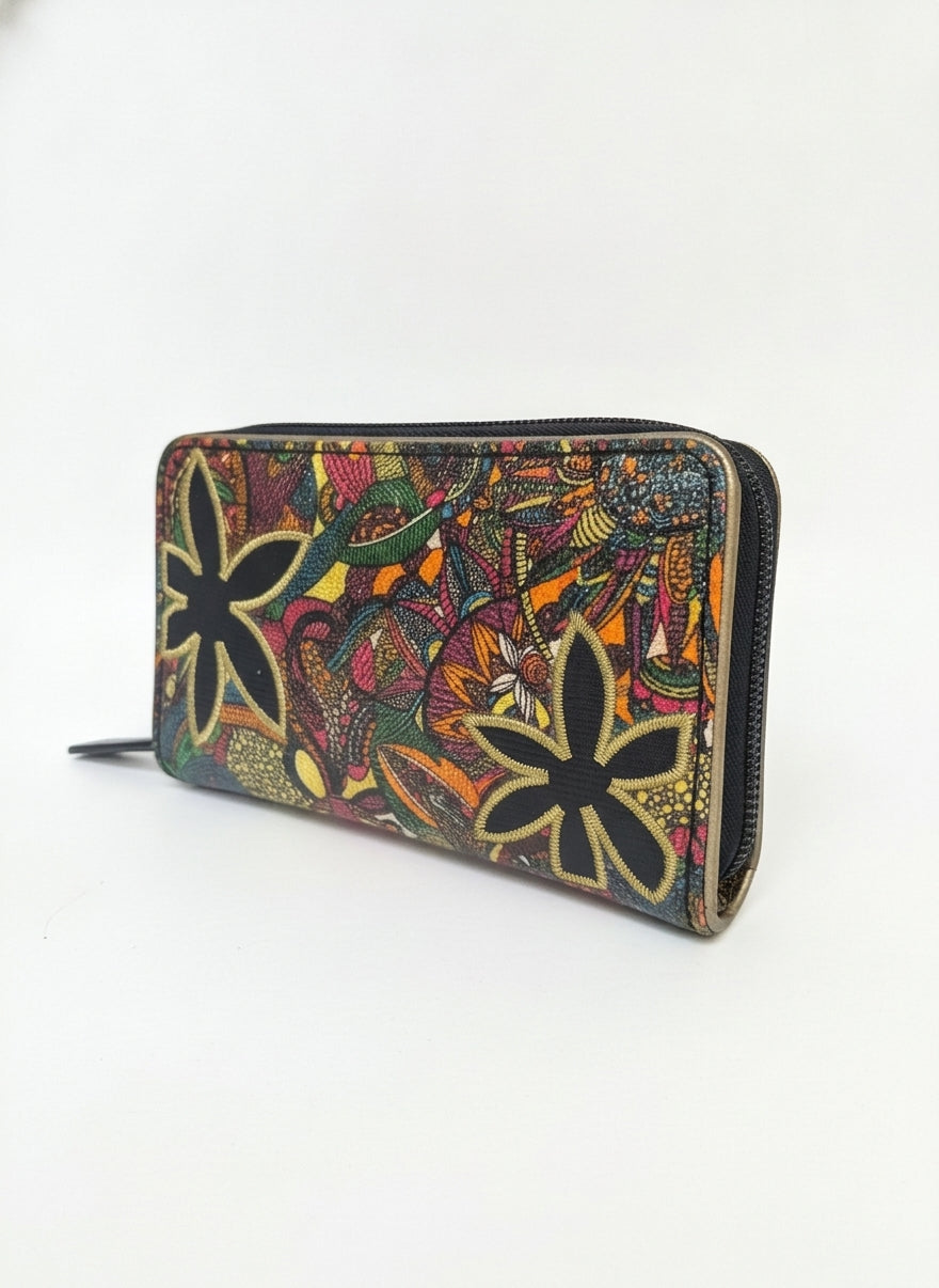 Sakroots · Yellow/Multi Floral Print · Wallet