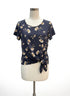 Les Amis · Knot detail · Medium · Black Floral