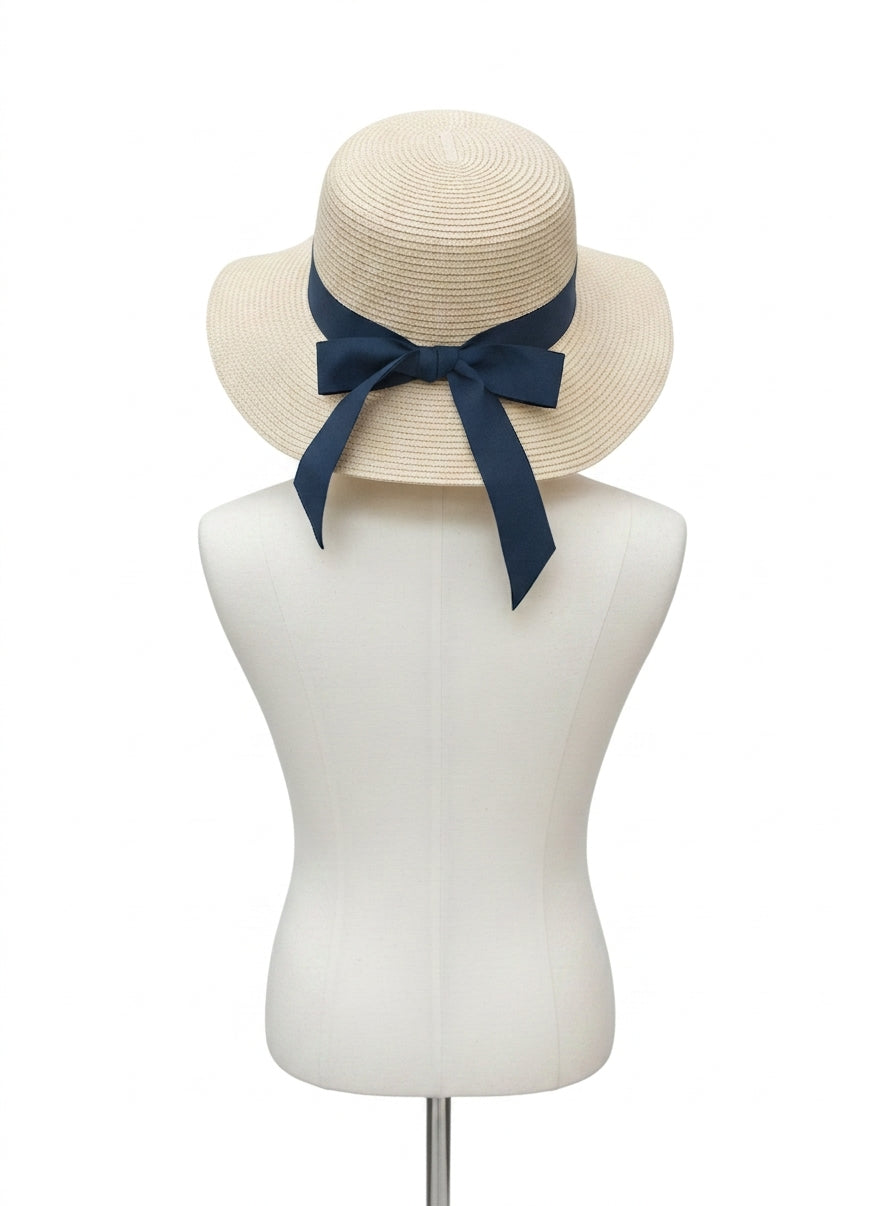 Furtalk · Straw Packable Sun Hat · Adjust · Straw with Blue band