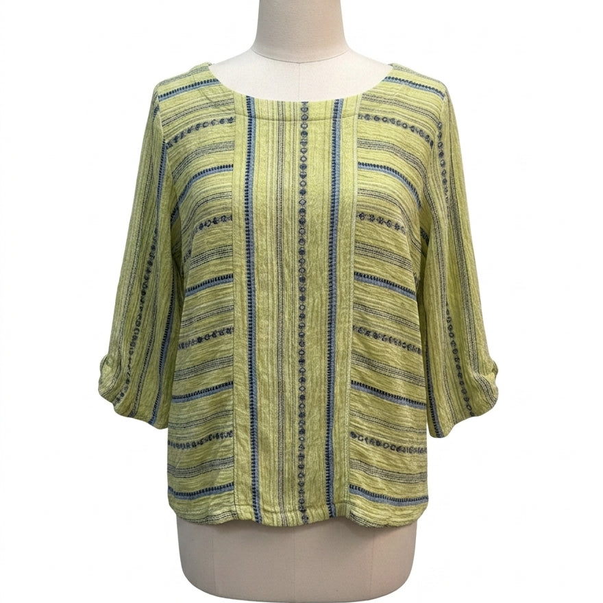 Habitat · Blouse · Small · LimeBlue