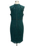 Bardot · Lace Panel Cotton Blend Dress · 8 · Emerald