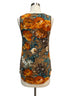 Susan Graver · Tank Top · Large · Orange Brown Floral