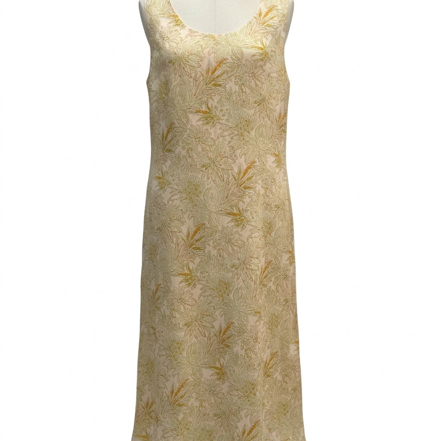ColdwaterCreek · Sleeveless Dress · 18 · Butter Floral Print
