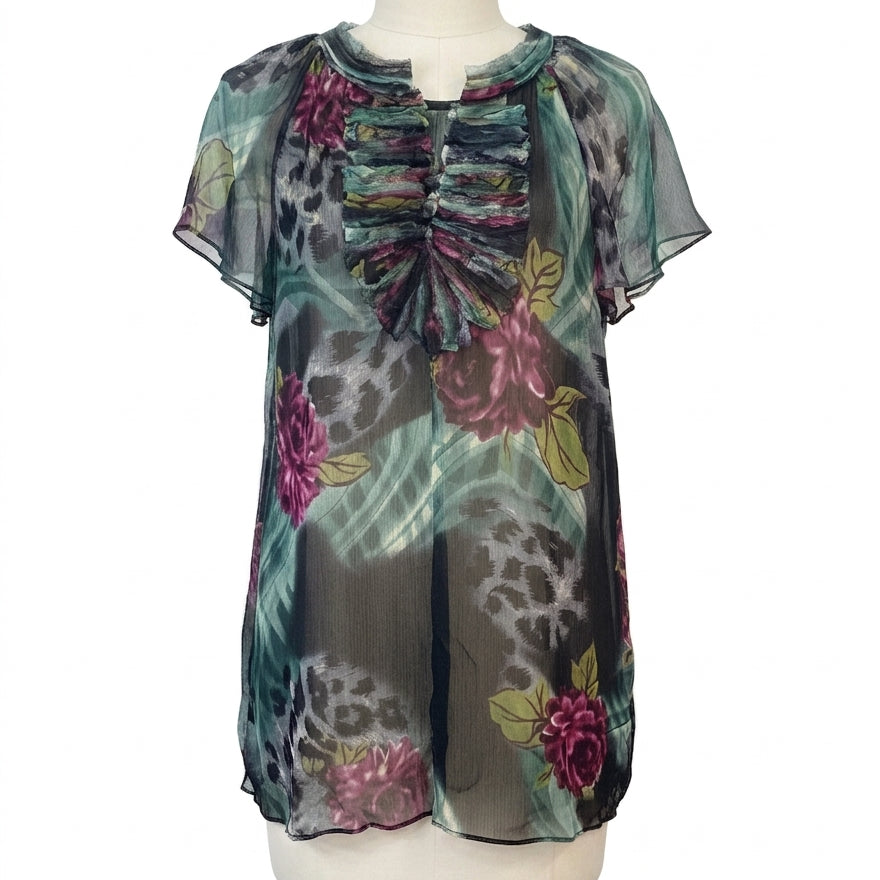 Anthropologie · Blue Tassel · Medium · BlkGreen