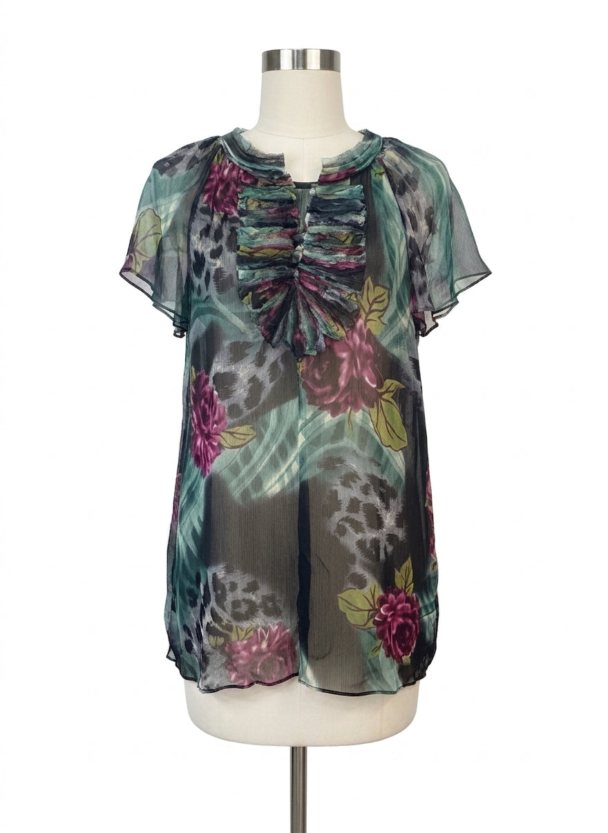 Anthropologie · Blue Tassel · Medium · BlkGreen