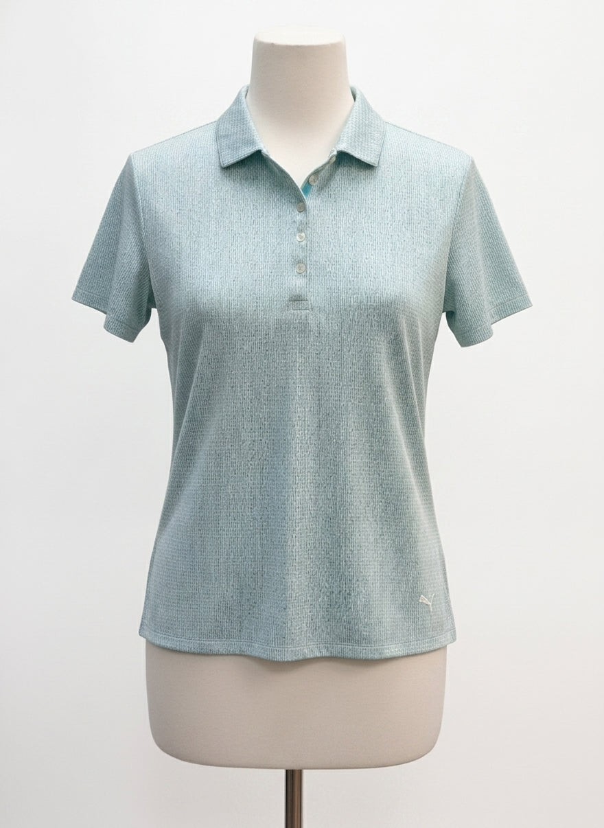 Puma · Shirt · Large · AquaWhite