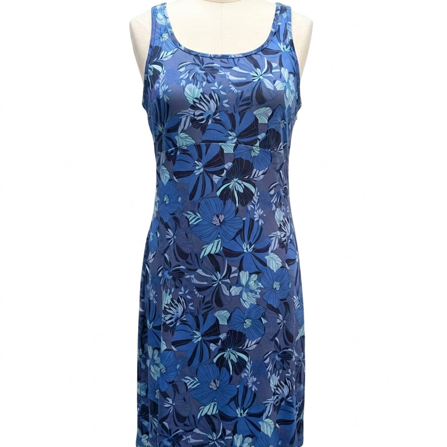 Columbia · Freezer III Omni Shade Active Dress · Large · BlueFloral