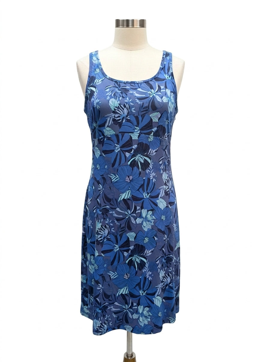 Columbia · Freezer III Omni Shade Active Dress · Large · BlueFloral
