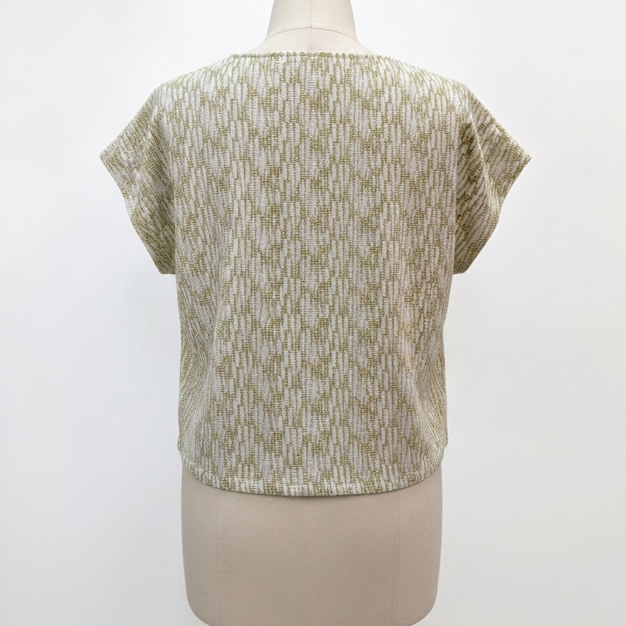 REI · ShortSleeve Top · Large · YellowWhite