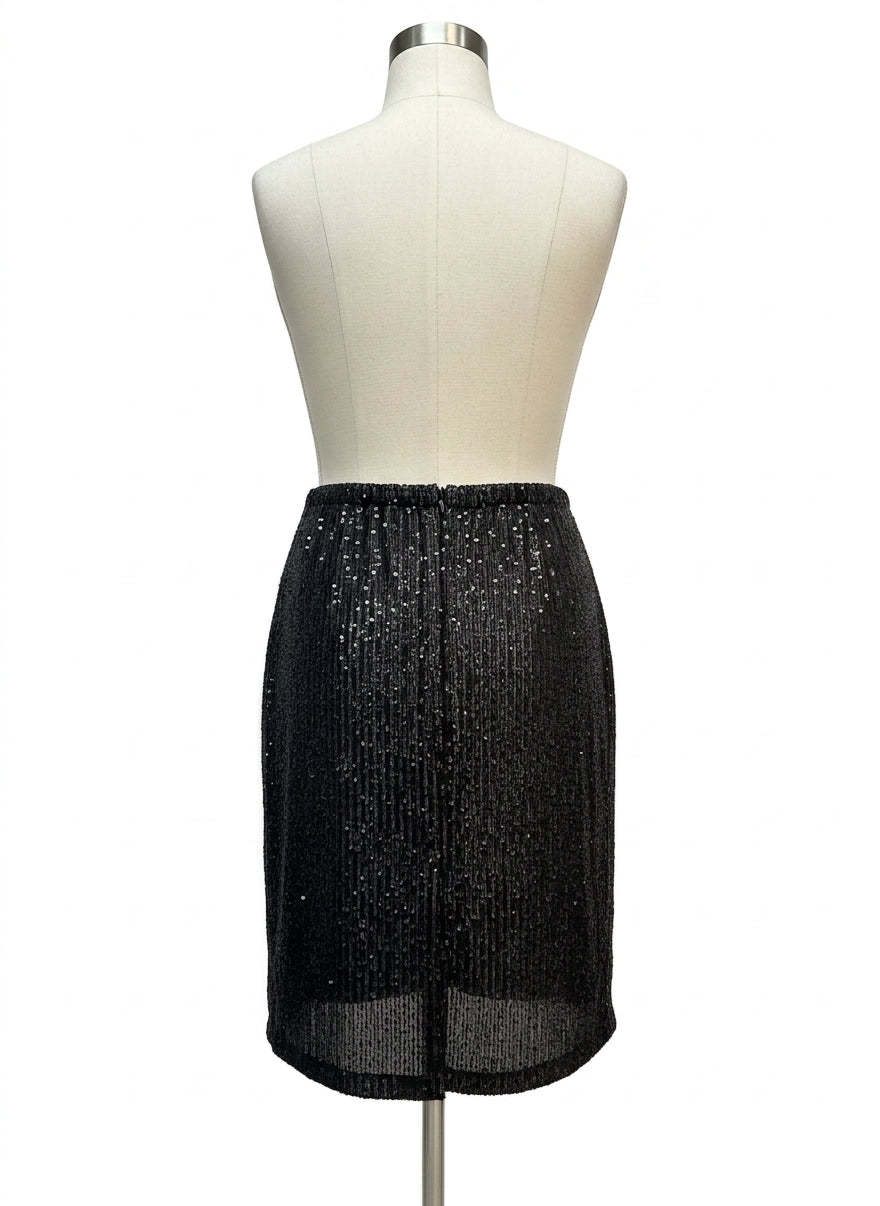 Anne Klein · Sequin skirt · XLarge · Black