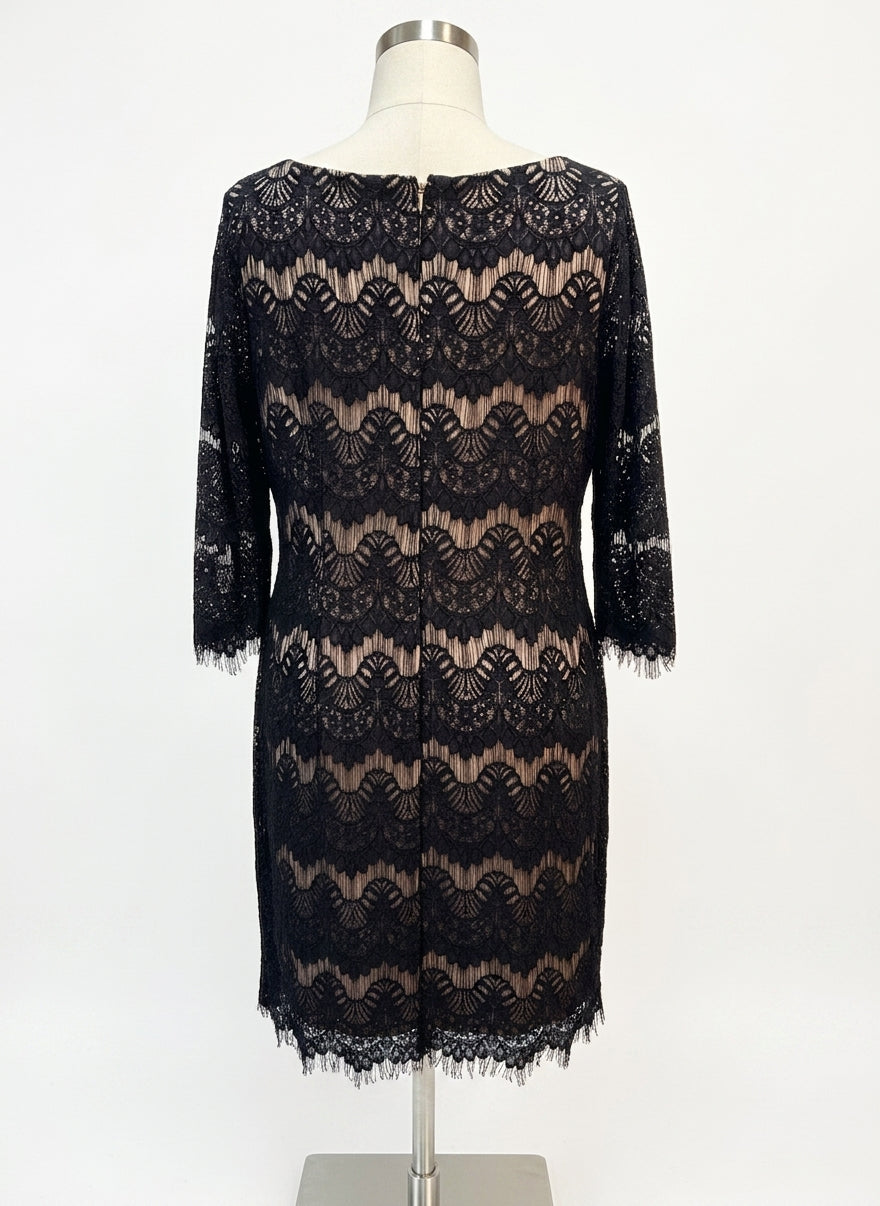 Jessica Howard · Lace Dress · 14 · Black