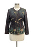 Citron · Zip Up Jacket · Large · BrownGreen