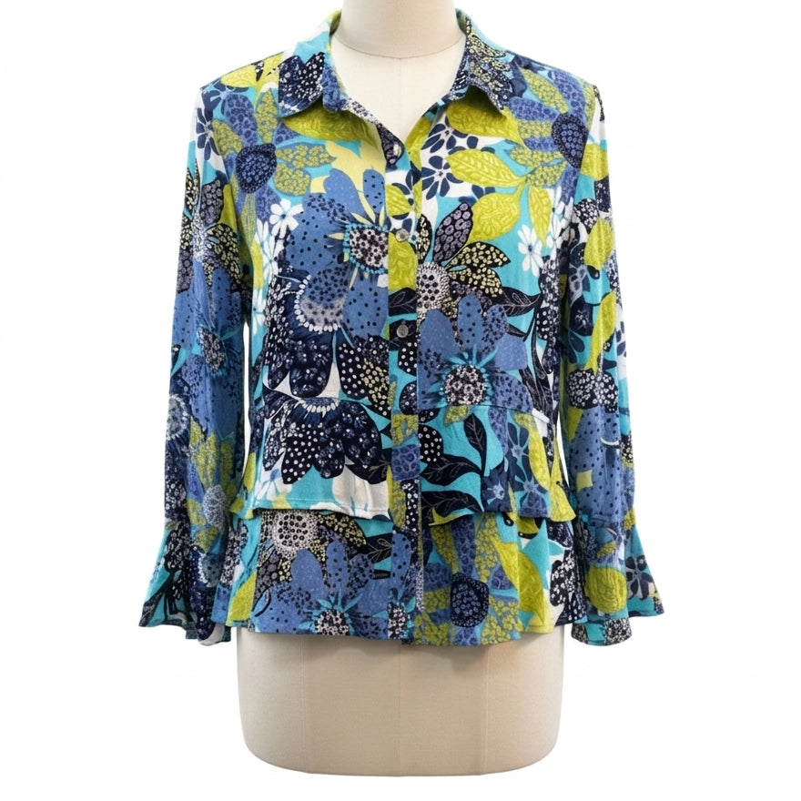 Habitat · Blouse · Medium · AquaLime