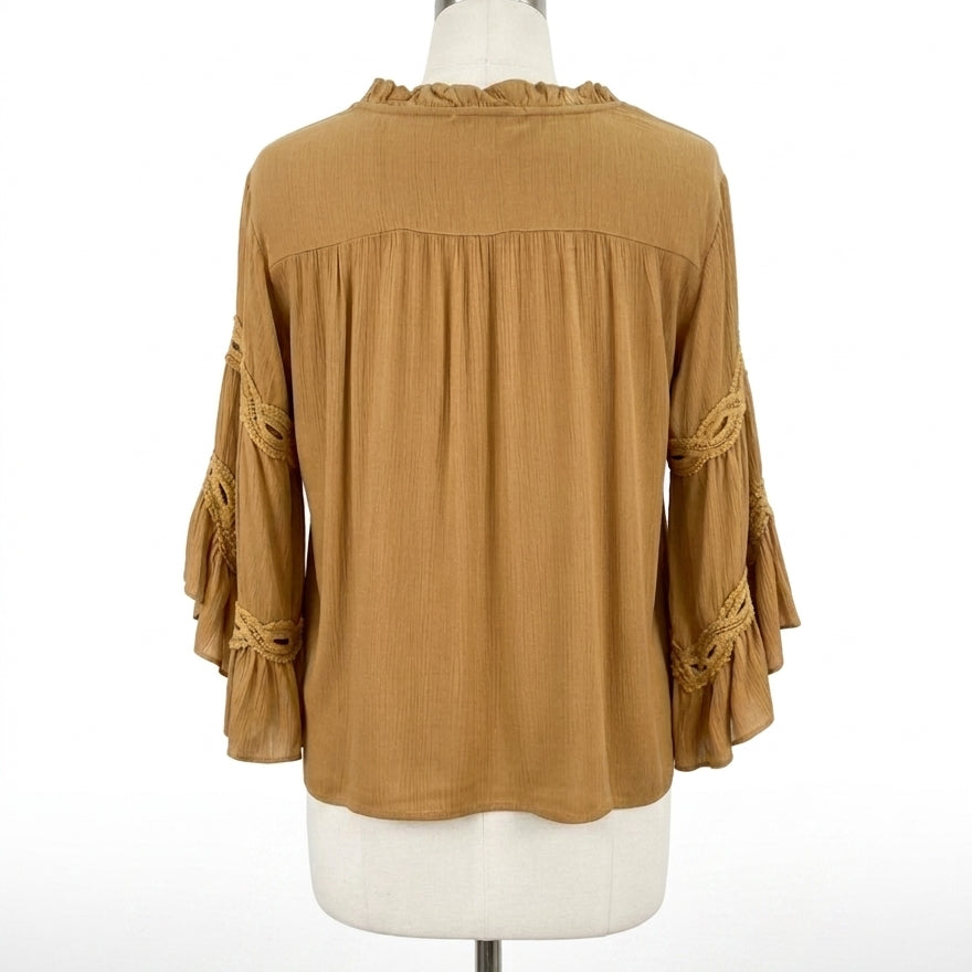 Anthropologie · Blue Tassel · Medium · Dijon