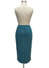 Rip Skirt · Large · Teal