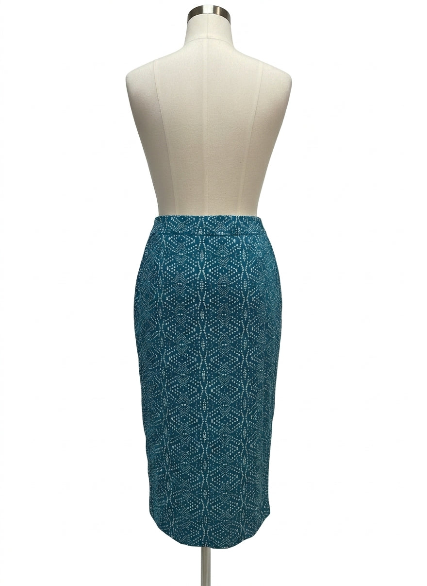 Rip Skirt · Large · Teal