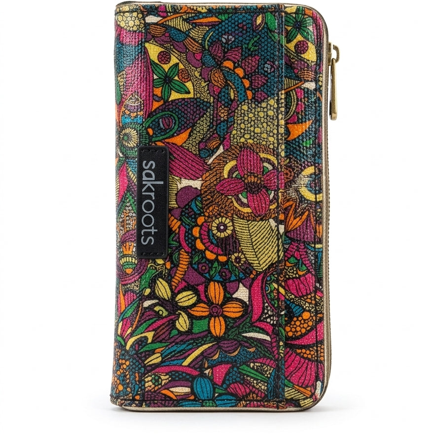 Sakroots · Yellow/Multi Floral Print · Wallet