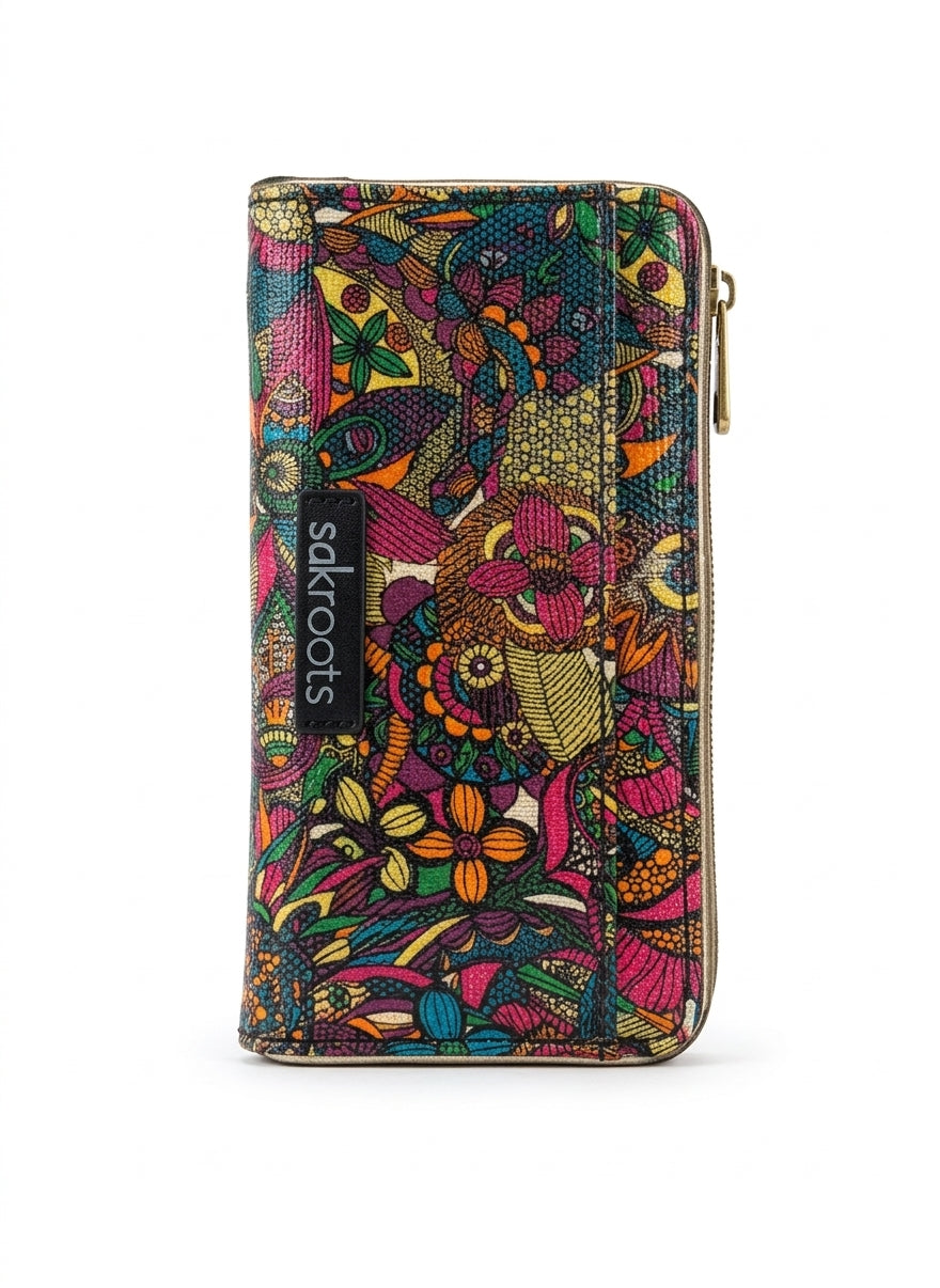 Sakroots · Yellow/Multi Floral Print · Wallet