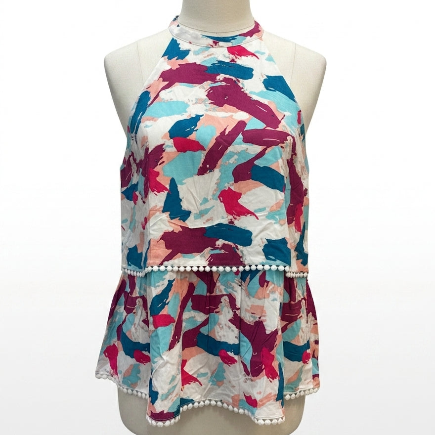 Emily Wonder · Sleeveless Top · 1X · PeachTurq