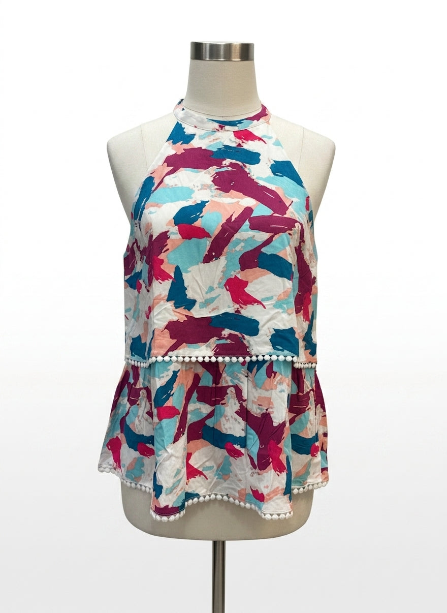 Emily Wonder · Sleeveless Top · 1X · PeachTurq