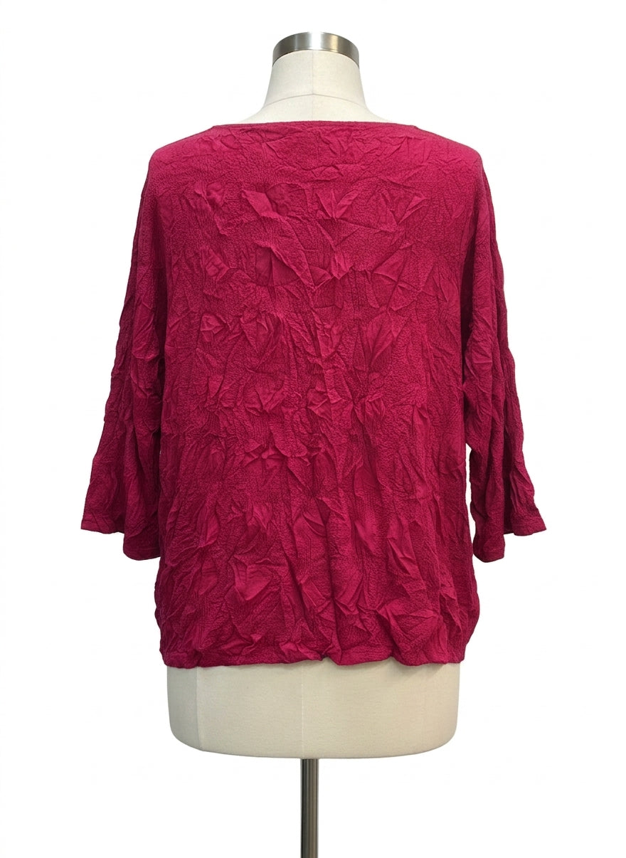 Chalet · Crinkle Texture · Large · Fuchsia