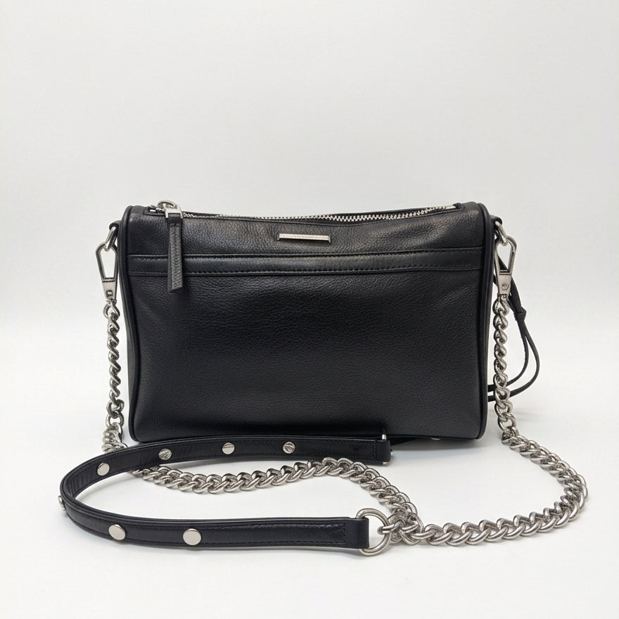 Rebecca Minkoff · Mini MAC Silvertone Hardware · Crossbody · Black