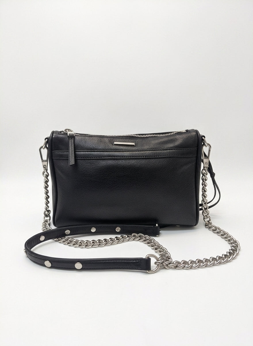 Rebecca Minkoff · Mini MAC Silvertone Hardware · Crossbody · Black