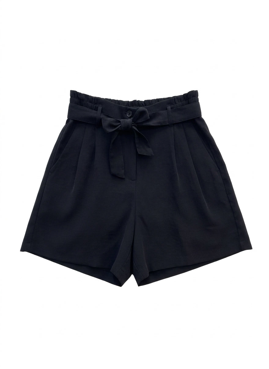 Simply Vera · belted shorts · Small · Black