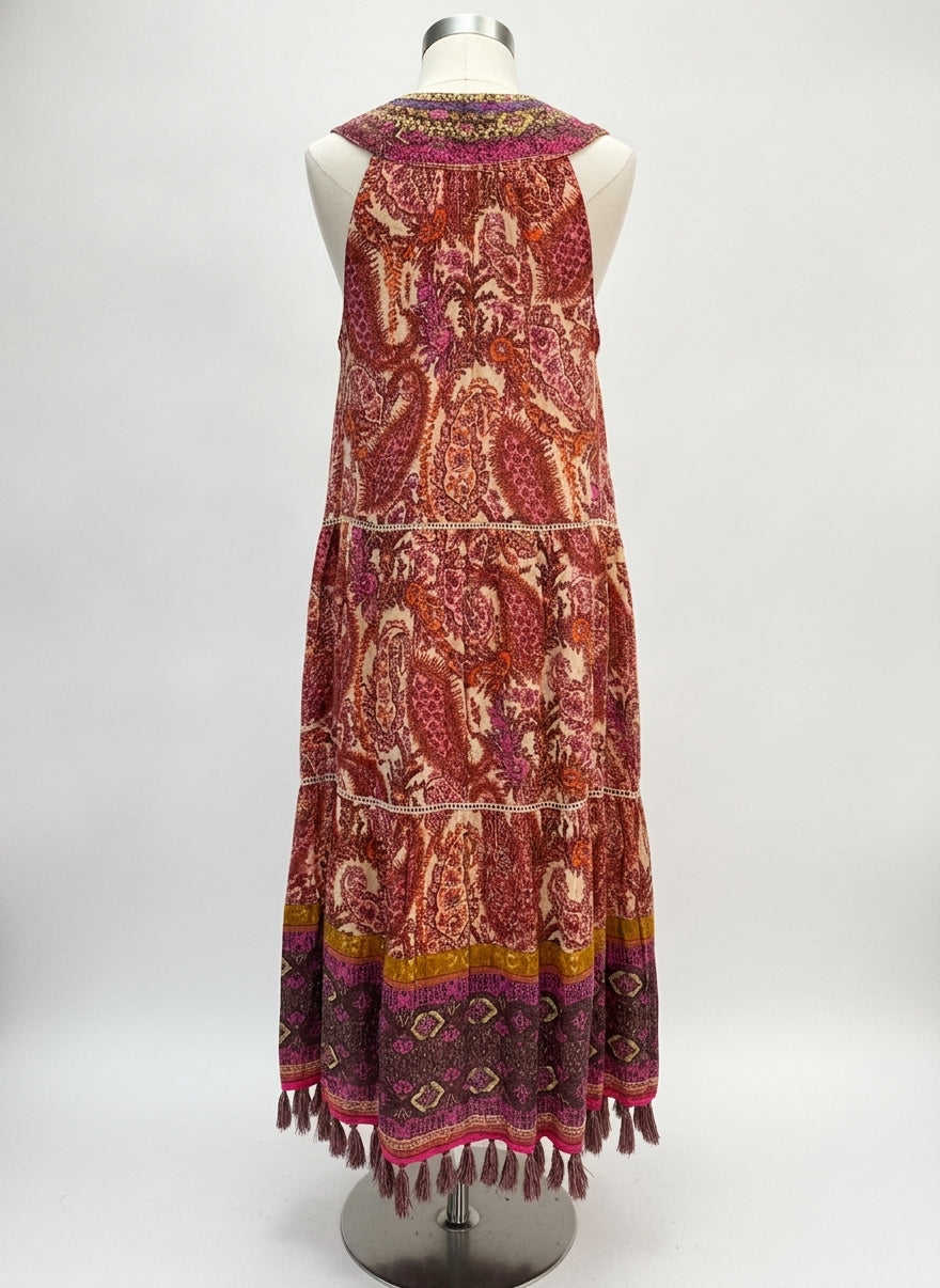 Sundance · Boho Chic Dress · XLarge · RustCream