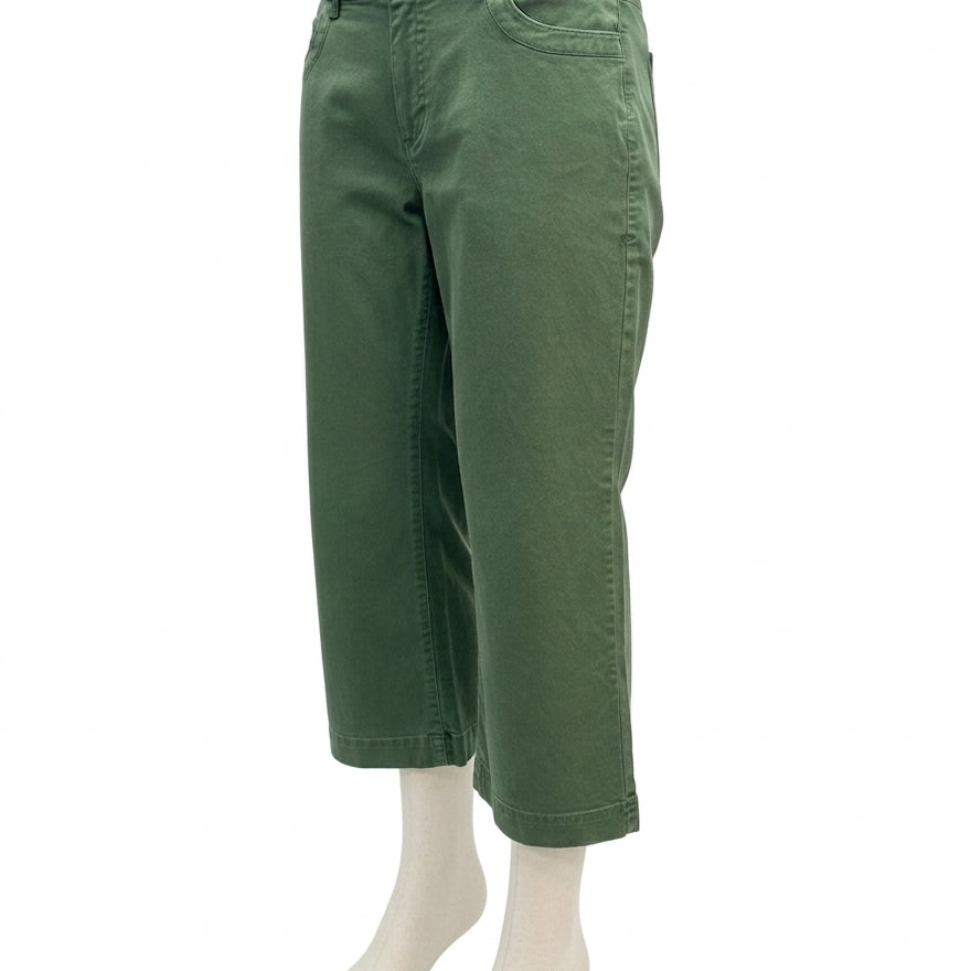 Toad&Co · Wide Leg Pants · 10 · Avocado